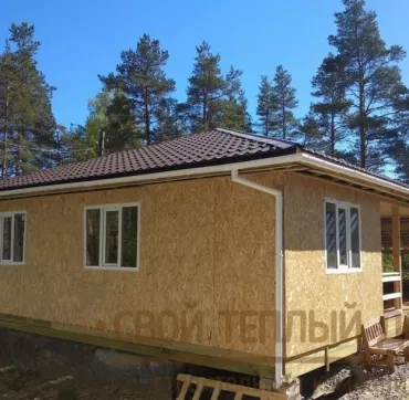 Каркасный дом 9х9м