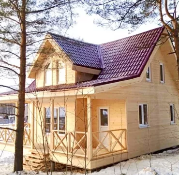 Каркасный дом 8,5х8,5м