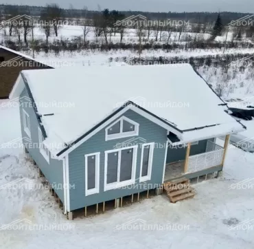 Каркасный дом 8,5х10,0м