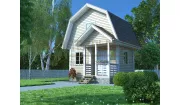 Каркасный дом 4х5 КМ-34