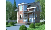 Каркасный дом 6х7 КД-10