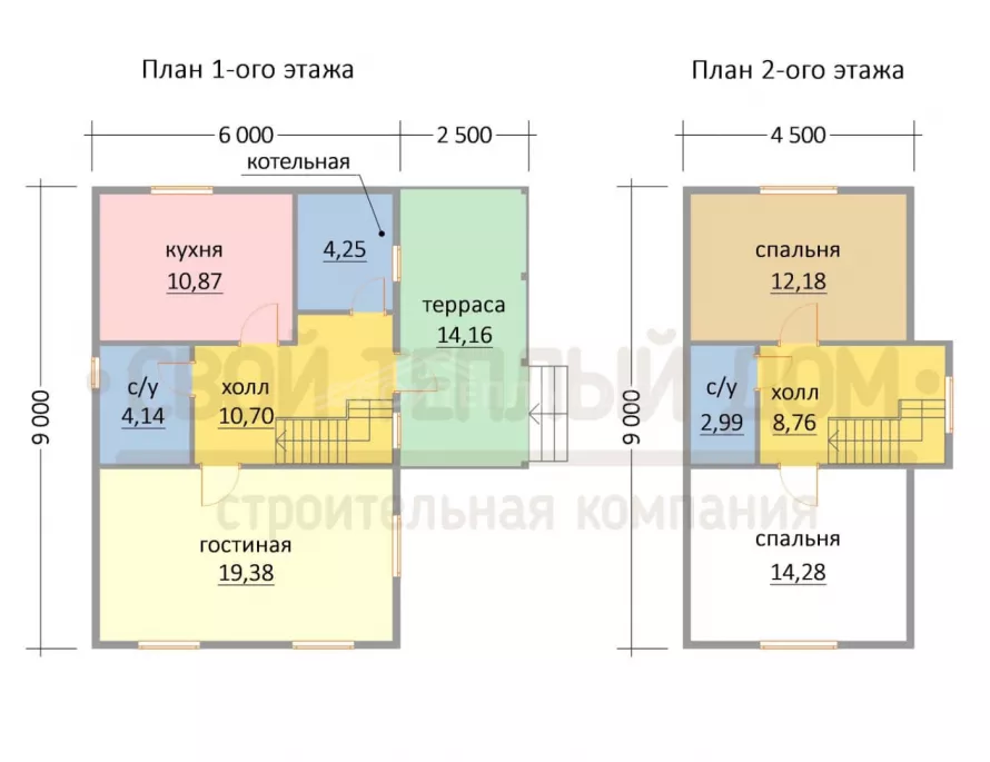 Дом из бруса 6х9 ДМ-13