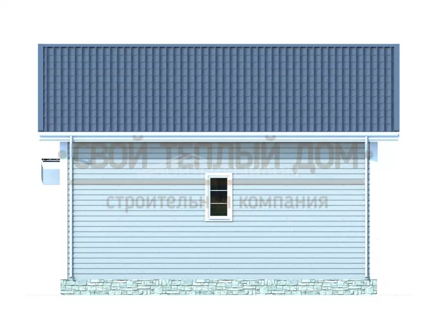 Дом из бруса 7х9 ДД-16
