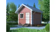 Каркасная баня 4х4 С-3