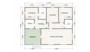 Финский дом 9,5х12,5 К-35