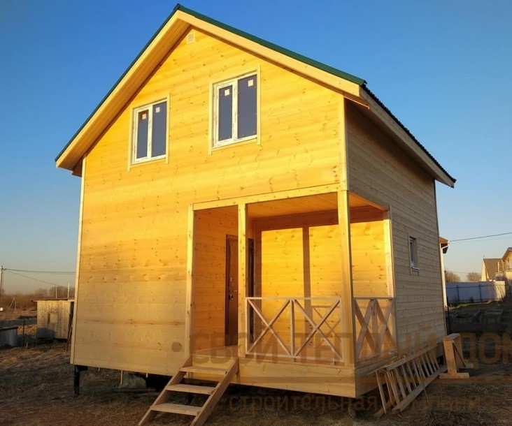 Каркасная баня 6х6м фото 1