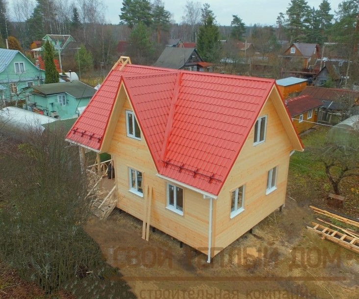 Каркасный дом 6х9м фото 1