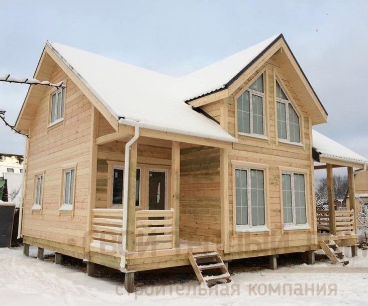 Каркасный дом 8х10м фото 9