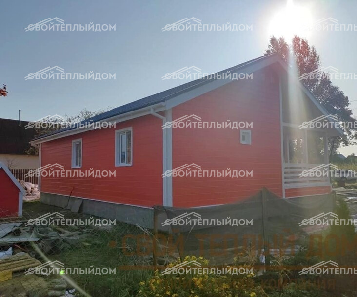 Каркасный дом 9,5х12,0м фото 10