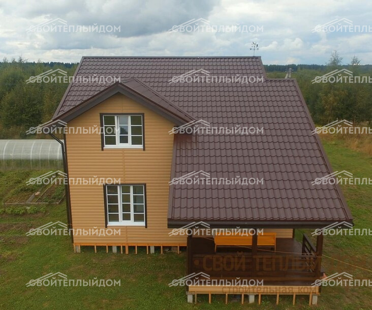 Каркасный дом 8,5х9,0м фото 6