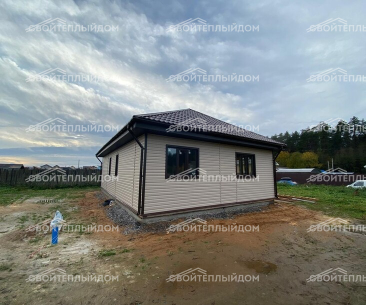 Каркасный дом 8,0х12,0м фото 9