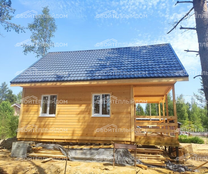 Каркасный дом 6,0х8,0м фото 5