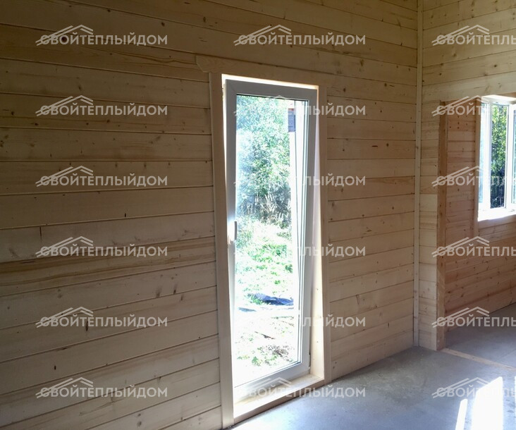 Каркасный дом 8,5х10,0м фото 11