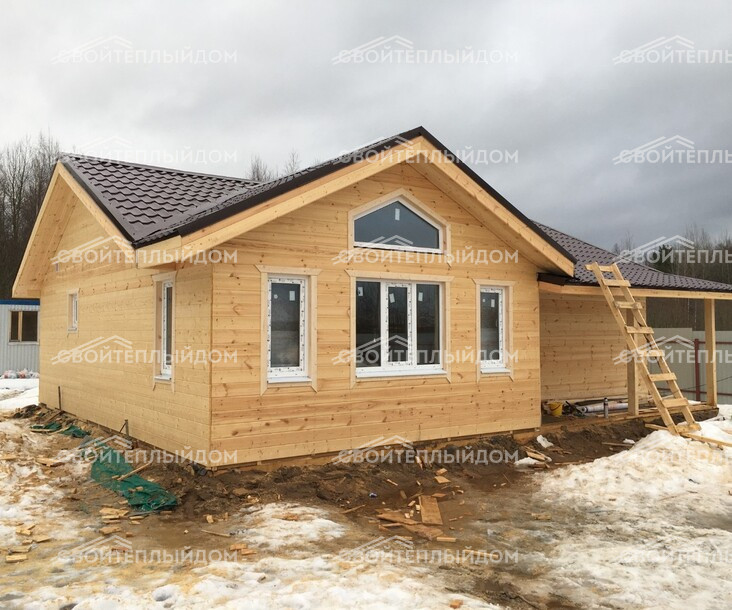 Каркасный дом 8,5х10,0м фото 5
