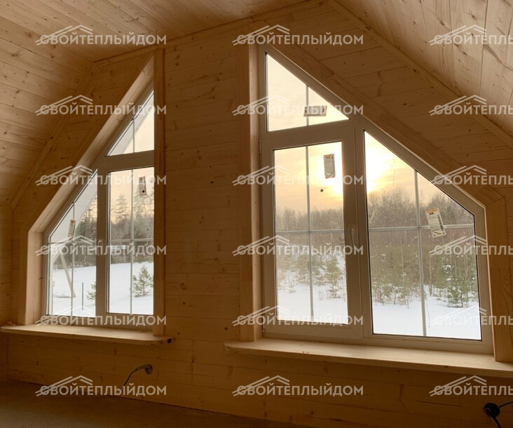 Каркасный дом 8,0х10,0м фото 16