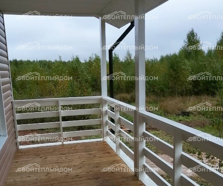 Каркасный дом 7,0х9,0м фото 8