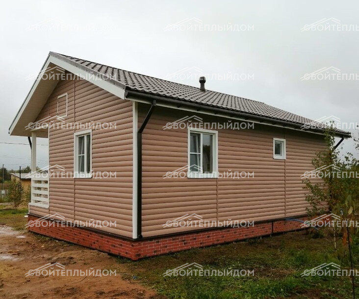Каркасный дом 7,0х9,0м фото 4