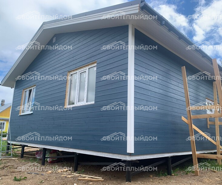 Каркасный дом 8,0х10,0м фото 16