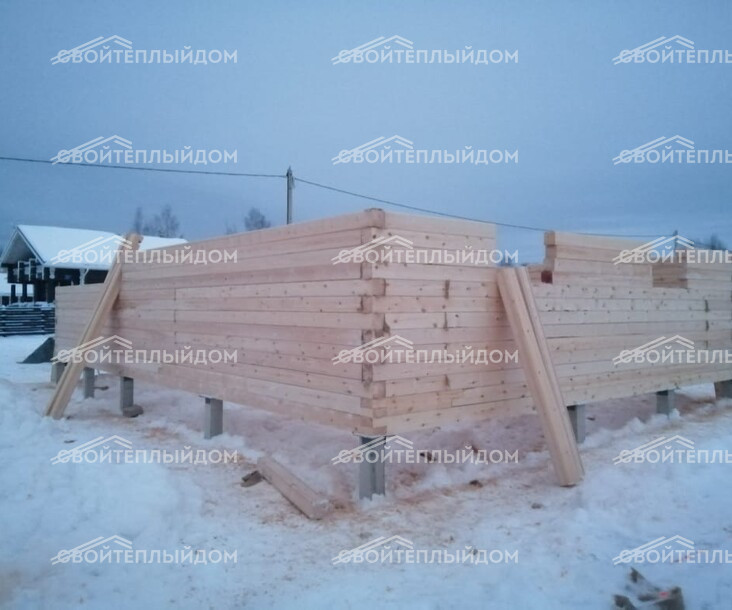 Дом из бруса 7,0х10,0 фото 7