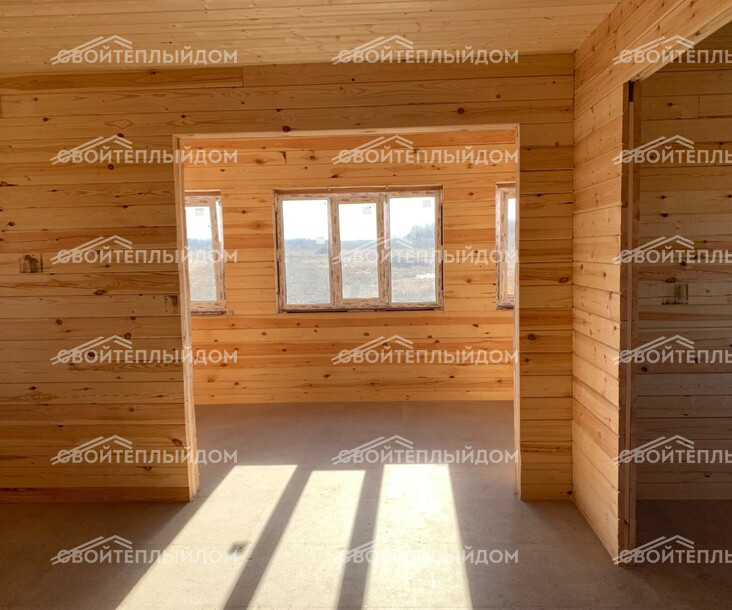 Дом из бруса 10,5х11,0м фото 21