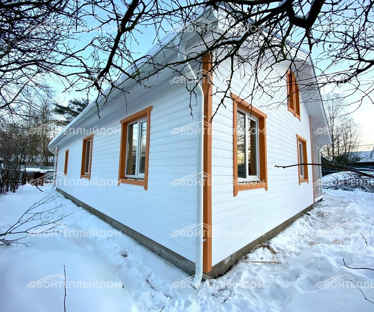 Каркасный дом 10,2х13,7м фото 11